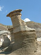 Badlands dans l'Alberta au Canada.