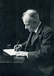 Hugh Thomson at his desk