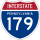Interstate 179 marker