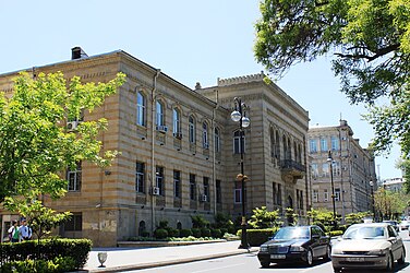 Building of the Institute of Manuscripts of the National Academy of Sciences of Azerbaijan, 2010