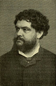 Jean Richepin photographié par Nadar.