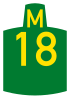 Metropolitan route M18 shield