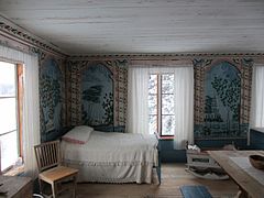 Une chambre à coucher.