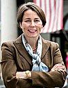 Photographic portrait of Maura Healey