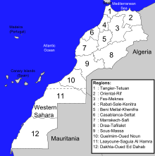 Alternate proposal with Midelt Province in Fès-Meknès (3) instead of Béni Mellal-Khénifra (5)