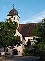 Pfarrhaus und Kirche