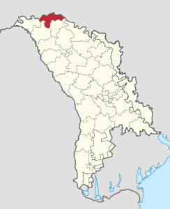 Ocnița – Localizzazione