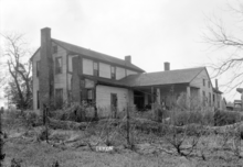 Rear and side view of Greenwood in 1935