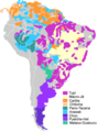 Image 24The major indigenous language families of much of present-day South America and Panama (from Indigenous peoples of the Americas)