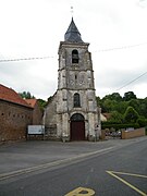 Le clocher de l'église Saint-Médard.