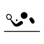 Description de l'image Table tennis pictogram (Paralympics).svg.