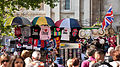 Image 11A tourist stall selling various London and United Kingdom related souvenirs on the edge of Trafalgar Square on the Strand (from Tourism in London)