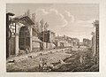 Via dei Sepolcri in Pompei, Rome, 1830.