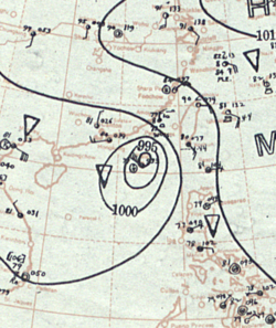 1937年9月1日的天气图