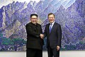 Image 34The third Inter-Korean Summit, which was held in 2018, between South Korean president Moon Jae-in and North Korean supreme leader Kim Jong Un. It was a historical event that symbolized the peace of Asia. (from History of Asia)