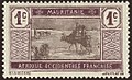 Série AOF (1913-...), 1 centime Mauritanie, gravure de Jules-Jacques Puyplat.