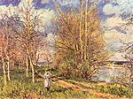 Alfred Sisley - Les Petits Prés au printemps, By (1880-1)