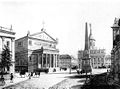 1837: View from the south (St. Nicholas' Church does not yet have its dome)