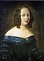 Porträtt av Amalie Sofie Bekkevold (1842), hustru till den norske författaren och poeten Henrik Wergeland.