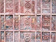 Terracotta decoration on the Atia Mosque in Tangail, Bangladesh (17th century, Mughal period)