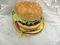 A Burger King Big King sandwich