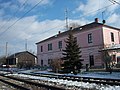 Bahnhofsgebäude, Gleisseite