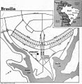 Brasília was designed by architects Lúcio Costa and Oscar Niemeyer to be a new capital for Brazil. It was completed in 1960, and is shaped like an airplane or a bird.