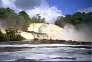 Salto de auga en Canaima.