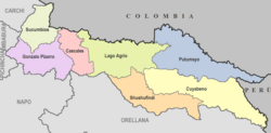 Cantons of Sucumbíos Province