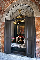 A chapel inside St. Florian's Gate