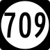 State Route 709 marker