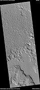 Wide view of polygon ridges, as seen by HiRISE under HiWish program