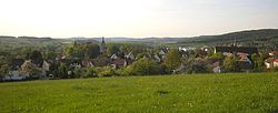 Ebern seen from Losberg