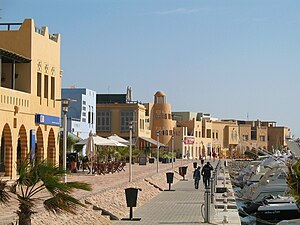 Al-Gouna: a compound on the suburbs of Hurghada.