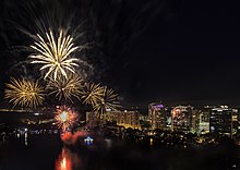 Fourth of July fireworks