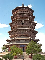 Sakyamuni-Pagode des Buddhapalast-Tempels von Ying