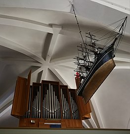 Organ and votive ship