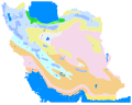 Iran climate map