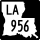 Louisiana Highway 956 marker