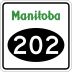 Provincial Road 202 marker