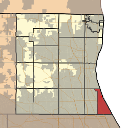 Location in Lake County