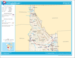 Idaho – Mappa