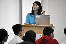 Suzanne Jung at the All In! Young Writers Festival in 2016.