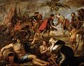 Encuentro entre el Cardenal Infante y Fernando de Hungría en la Batalla de Nordlingen, Pedro Pablo Rubens (1577-1640).