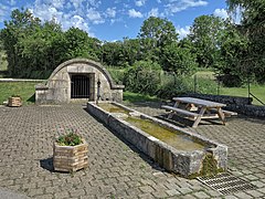 La fontaine-abreuvoir.