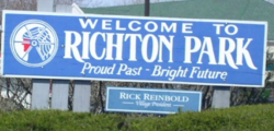 Richton Park welcome sign