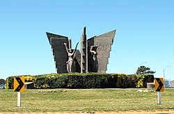 Monument in Ciudad de la Costa, by sculptor Bernabé Michelena