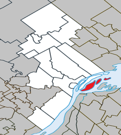 Location within D'Autray RCM