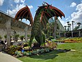 San Antonio Botanical Garden Imaginary Worlds Dragon exhibit in the Lucile Halsell Conservatory in 2023.