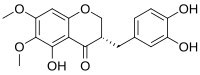 Chemical structure of scillavone B